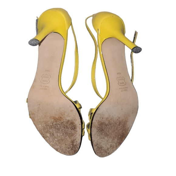 💛Jessica Bennett Patent Open Toe Heels💛Size 10 - Picture 7 of 10